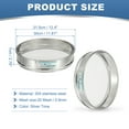 thumbnail image 2 of Uxcell 20 Mesh / 0.9mm Lab Sieve, 11.8" Diameter 304 Stainless Steel Wire Cloth Fine Mesh Sieve, 2 of 6