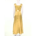 thumbnail image 4 of TSSOE Women Metallic Cross Praise Dance Dress Worship Dancewear Ruffle Overlay Maxi Dress Yellow 3XL, 4 of 7