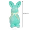 thumbnail image 3 of CHUANK 3/2/1pcs Easter Decorations Pastel Flocked Easter Bunny Decor Spring Table Centerpieces Indoor Decor Bunnies Decoration Set for Home Party, 3 of 9