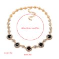 thumbnail image 4 of Sonducket Necklace Crystal Bling Brightness Unique Polishing Birthday Leisure Wedding Elegant Style Pendant Chain Gift Exquisite Type3, 4 of 6