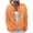 Orange, variant on Women's Cute Cardigan Christmas Graphic Sweater Button Down Knitted Long Sleeve Soft Comfy Lightweight Cardigan