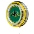 thumbnail image 2 of North Dakota State University 15" Double Neon Wall Clock, 2 of 5