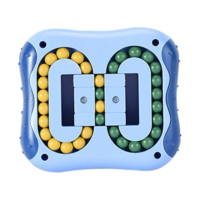 Baohd Fingertip Toy Rotating Beans Kids Educational Toy Stress Relief Children Fidget Plaything, Blue