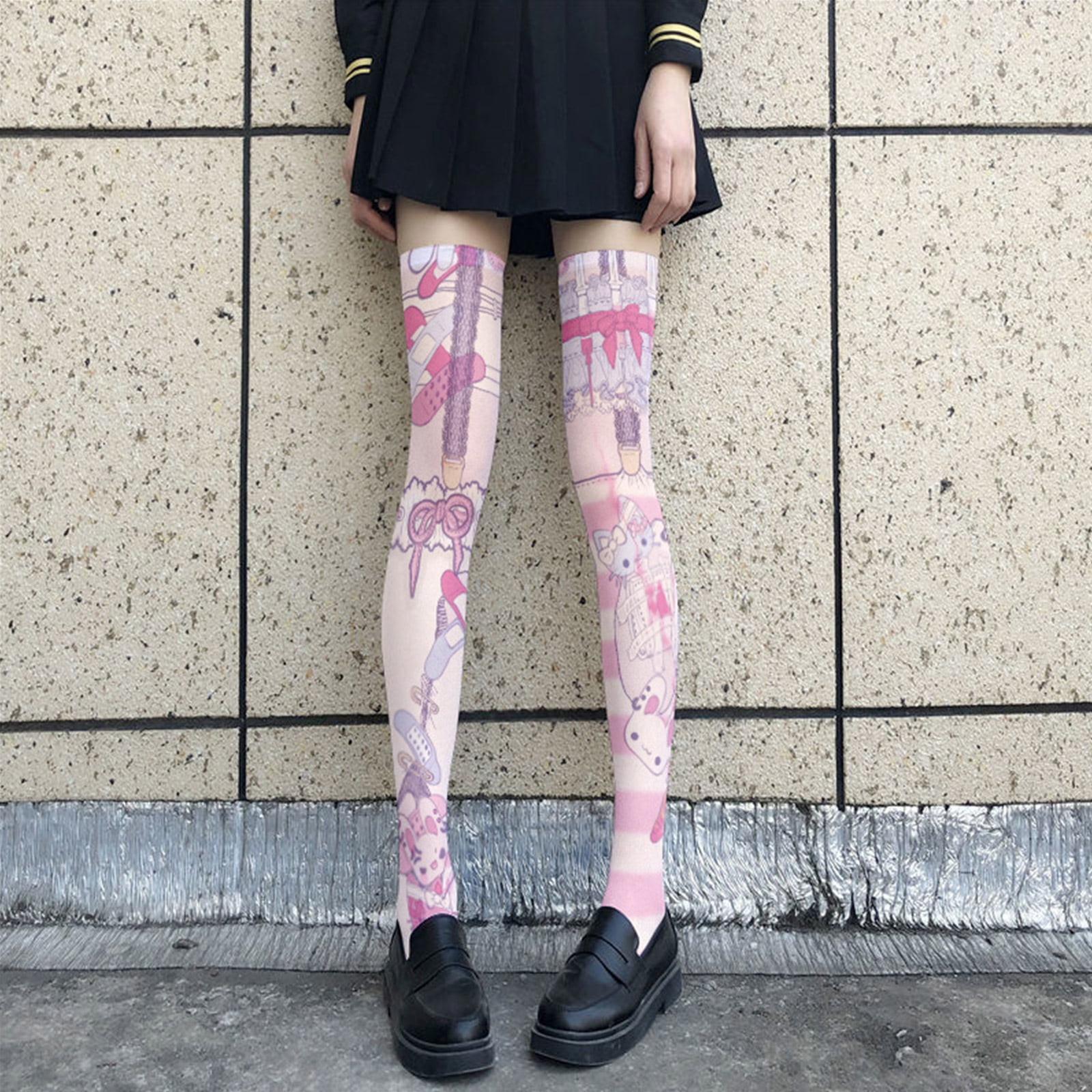 Kawaii Explosion Stockings Anime Knee High Socks  Kawaii Babe