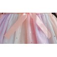 thumbnail image 6 of Landzoo Princess Dress Up for Girls 4-6, Soft Cotton Long Sleeve Party Dress with Tulle Skirt, Cute Bow and Ruffle Design for Toddlers 2-6, 6 of 8