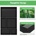 thumbnail image 4 of 7-Piece Drawer Organizer Boxes，Multi-Use Storage Bins Dividers，Kitchen Utensil Holder, Box Tray for Bathroom, Vanity, Makeup, Junk Drawer & Office Desk,Bamboo, 4 of 8