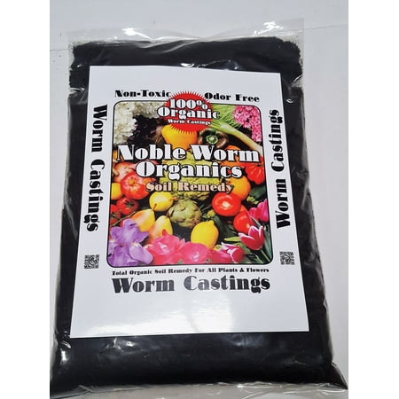 Noble Worm Organics 1/2 cu. ft./10 lb. Organic Worm Casting (Best Soil For Worms)