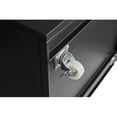 thumbnail image 2 of Mobile File Cabinets Copier Cabinet with 4 universal wheels，BLACK 2 door steel copier stand mobile pedestal file Printer Stand Office furniture, 2 of 7