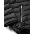 thumbnail image 4 of Ma Croix Mens Lightweight Puffer Jacket Alternative Down Quilted Hiking Parka with Hood, 4 of 8
