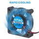 thumbnail image 4 of Aitiao 6 Ventiladores 5010 De 24 V Cc, Ventilador De Refrigeración Sin Escobillas, 50 Mm, Ventilador Con Cojinete De Aceite, 50 Mm X 10 Mm, Impresora 3D, Ventilador De Refrigeración Silencioso Sin Esc, 4 of 5