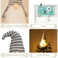 thumbnail image 4 of Decoración para árbol de Navidad con diseño de gnomo Valery Madelyn, 42 cm, con luces, 4 of 6
