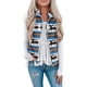 thumbnail image 2 of Zip Up Vest, Fleece Vest Christmas Pattern Print Warm Casual Soft Breathable  For Party For Women ANGGREK L azul, 2 of 5