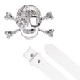 thumbnail image 2 of Rhinestone Skull & Crossbones Belt - Pirate Costume Style Combo, 2 of 3