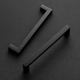 thumbnail image 2 of 10 Pack 6-1/4 Inch Kitchen Square Cabinet Handles Matte Black Cabinet Pulls Stainless Steel Drawer Pulls Kitchen Cabinet Hardware Kitchen Handle, 2 of 3