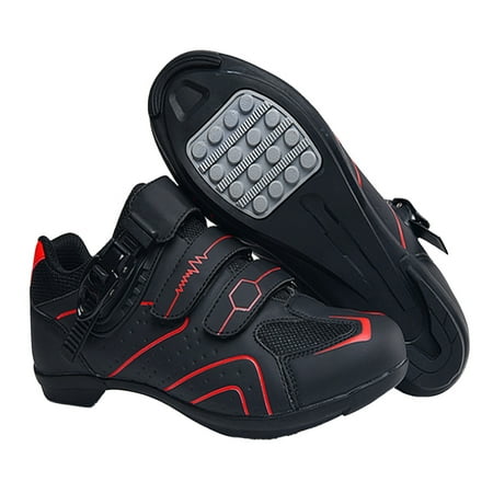 

casual shoes for Women Non-slip Cycling Shoes Breathable Carbon Fiber Road And Mountain Bike Shoes Rubber Dress Sandals for Women Red