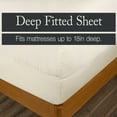 thumbnail image 4 of Allswell 4-Piece Soft & Silky Luxury 100% TENCEL™ Sheets Set, Vanilla Dream, Queen, 4 of 8