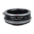 thumbnail image 1 of Vizelex Adaptateur d'Objectif d'Accélérateur Compatible avec Canon EOS (EF / EF-S) Objectif D/SLR vers Micro Quatre Tiers Support (MFT) Appareil Photo Sans Miroir avec Filtre Variable Intégré (1-8 Arrêts), 1 of 1