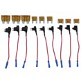 thumbnail image 1 of 9 Pack 12V Add A Circuit Adapter 3 Types Fuse Tap Holder Standard Mini Low Profile with 5A Blade Fuse, 1 of 5