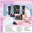 thumbnail image 2 of Kit de uñas JEWHITENY Poly Gel de 14 colores y 27 esmaltes en gel con luz UV, 2 of 8