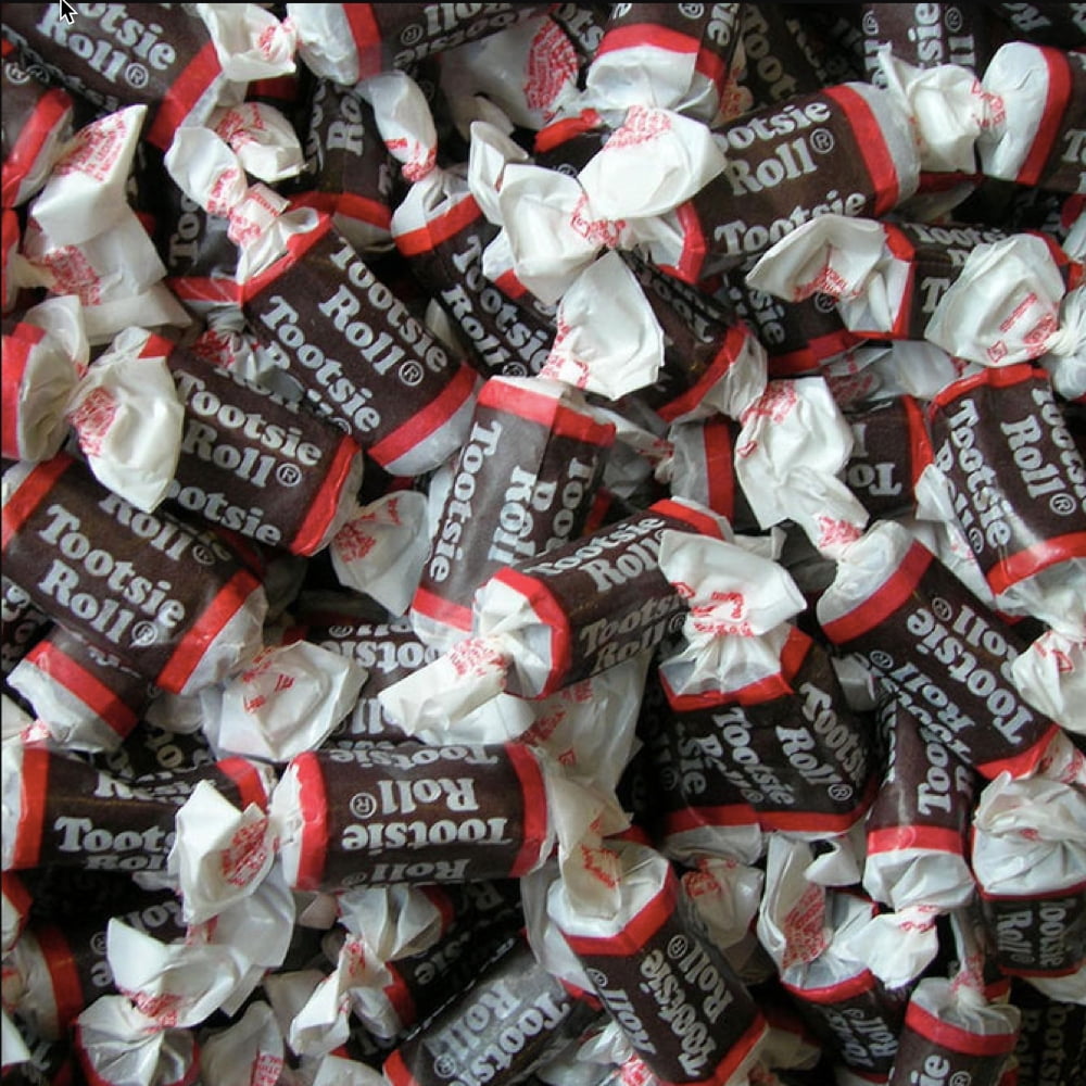 Tootsie Roll Midgees Individually Wrapped Bulk Classic Chewy Chocolate Taffy Candy (5 Pound)