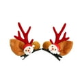 thumbnail image 2 of Dserhfy 1 Pair Christmas Reindeer Antler Hair Clip Cute Elk Santa Claus Hairpin for Women Girls Children Princess Hair Accessories, 2 of 8