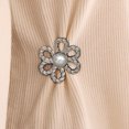 thumbnail image 5 of 8 PCS Flower Jeans Button Pant Waist Tightener,Adjustable Waist Buckle Sets No Sew and No Tools Detachable Decorative Waist Buckles,Jean Buttons Pins for Loose Jeans,Sleeves,Skirts,Pants, 5 of 9