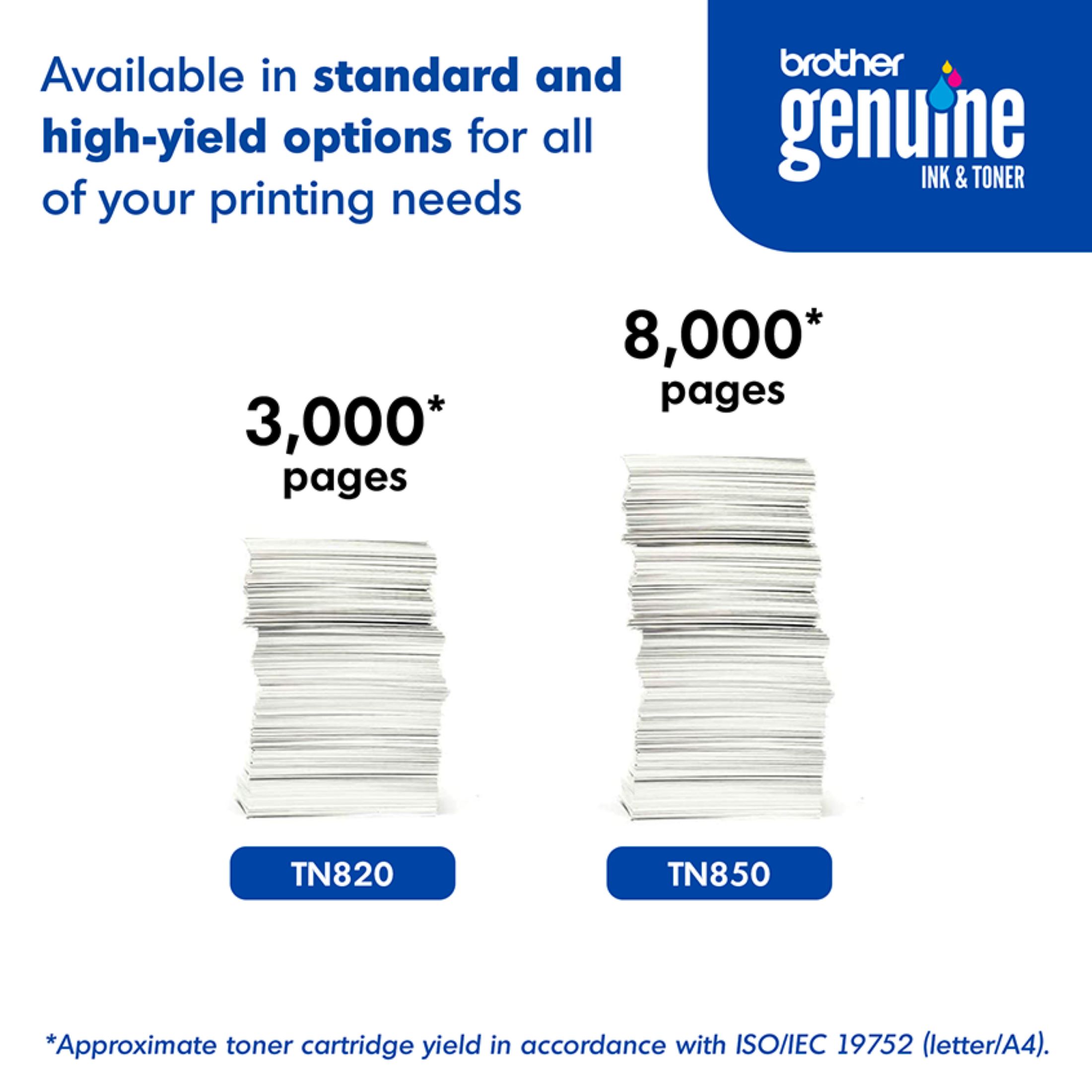Brother Genuine TN-850 High-Yield Toner Cartridge photo 5