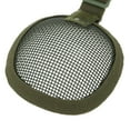 thumbnail image 3 of Cache-oreilles en Maille Accessoire de Protection avec Sangle Vert, 3 of 5