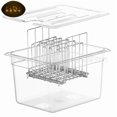 thumbnail image 3 of 6L Multi-Functional Sous Vide Cooking Tub with Hole - Durable, Compact & Easy-to-Clean Slow Cooker Vessel for Precise Low-Temp Food Preparation, Ideal for Daily Use in US Kitchens, 3 of 6