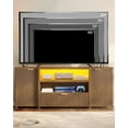 thumbnail image 5 of Fluted TV Stand for Living Room Bedroom Dresser with Charge Station for TVs 75-85 Inch, 5 of 9