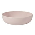 thumbnail image 5 of Gibson Home Candy Skies 12 Piece Unbreakable Wheat Straw Melamine Plates and Bowls Dinnerware Set - Outdoor, Camping, & Everyday Use - Matte Exterior/Shiny Interior Pink, 5 of 10