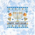 thumbnail image 4 of Inktastic Happy Hanukkah Sweater Style Design with Menorah and Dreidel Boys or Girls Baby Bodysuit, 4 of 5