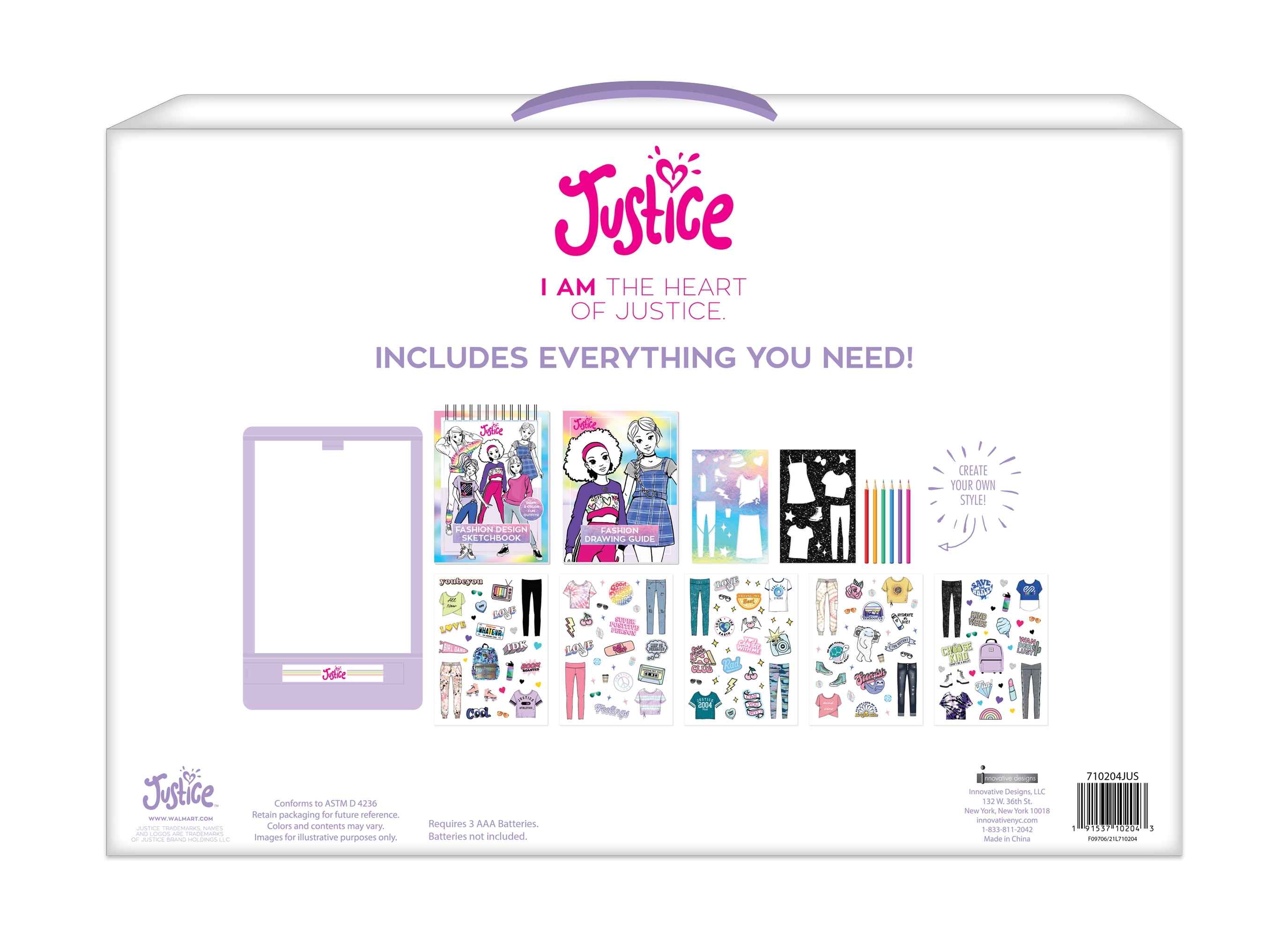 Justice Design and Sketch Light Table