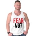 thumbnail image 5 of Fear Not Paint Splatter Christian Tank Top T Shirts Men Women Brisco Brands S, 5 of 6