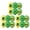 18 Pcs, variant on romoty St. Paddy's Day Balloons 18Pcs, 12 Inch St. Patrick's Day Party Decorations, Lucky Shamrock Leprechaun Hat and Pot of Gold Latex Balloon Set