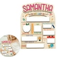 thumbnail image 2 of WMGHA Custom Name Wooden 𝗦𝗰𝗵𝗼𝗼𝗹 Sign - First & Last Day Photo Prop Reusable Board for Preschool Kindergarten Grades, Personalized Children Memory Keepsake Decor, 2 of 8