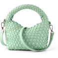 thumbnail image 1 of LHSHID Women Woven Tote Small Crossbody Bag, Weave Quilted Purse Square Shoulder Bag Woven Handbag with Detachable Strap, 1 of 7
