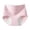 Pink, variant on Noric Women's Cotton High Rise Ribbed Hipster Panties Wide Stretch Waist Full Coverage Briefs Breathable Soft Underwear