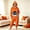 Orange, variant on LIZUOJUN Under $14 Women's Halloween Sleepwear Onesie Hooded Zip Up Footie Pumpkin Print Soft Fabric Fun Party Costume Gift Idea Holiday Season Nightwear Comfortable, L