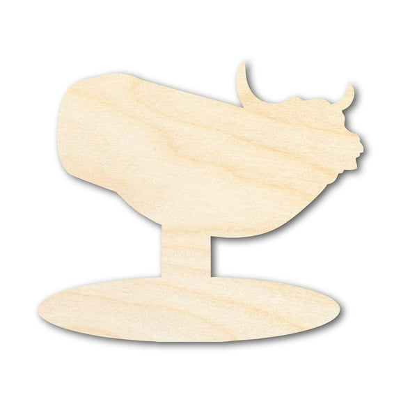 Unfinished Mechanical Bull Shape | DIY Craft Cutout | up to 46" DIY 12" / 1/2"