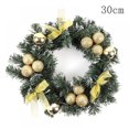thumbnail image 3 of Christmas Wreath Artificial Plant LED Pine Rattan Decoration Cones Berries, 3 of 3
