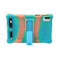 thumbnail image 3 of ELEHOLD Rugged Case for Samsung Galaxy Tab A8 10.5-inch 2022,X200 X205,Soft Silicone Case with Folding Kickstand Rubber Shell Shockproof Protective Cover,Colorful/Blue, 3 of 4