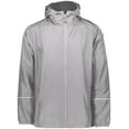 thumbnail image 2 of Holloway Sportswear S Packable Full Zip Jacket Athletic Grey 229582, 2 of 5