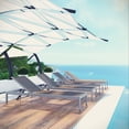 thumbnail image 5 of Modway Shore Outdoor Patio Aluminium Chaise, Set of 4, Multiple Colors, 5 of 5