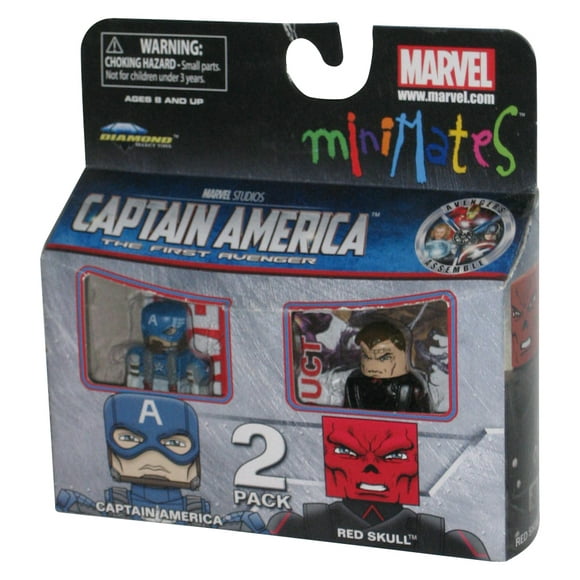 Marvel Comics Captain America & Red Skull Minimates Figure Set