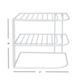 thumbnail image 2 of Vinyl Coated Steel Corner Rack, White, 2 of 5