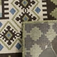 thumbnail image 5 of SAFAVIEH Veranda Magna Geometric Indoor/Outdoor Area Rug, Chocolate/Green, 2' x 3'7", 5 of 6