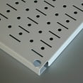 thumbnail image 3 of Wall Control 4 Ft Metal Pegboard Standard Tool Organizer for Garages, Black, 3 of 5