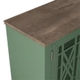 thumbnail image 5 of Maklaine 55" Vintage Wood Kitchen Accent Buffet Sideboard Cabinet - Green, 5 of 8