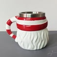 thumbnail image 6 of Santa Claus Shaped Mug with Stainless Steel Liner, Christmas Coffee Mug for Hot Drinks, Unique Festive Drinkware Accent for Home & Office, Xmas Gift for Coffee Lovers, 6 of 8